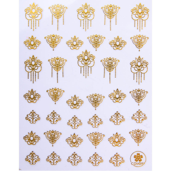 Nail Art Sticker Selbstklebend Gold